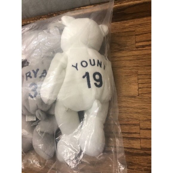 BEANIE Bears REGGIE JACKSON '99 BASEBALL Hall of Fame Set of 4 Collectable - Picture 5 of 12